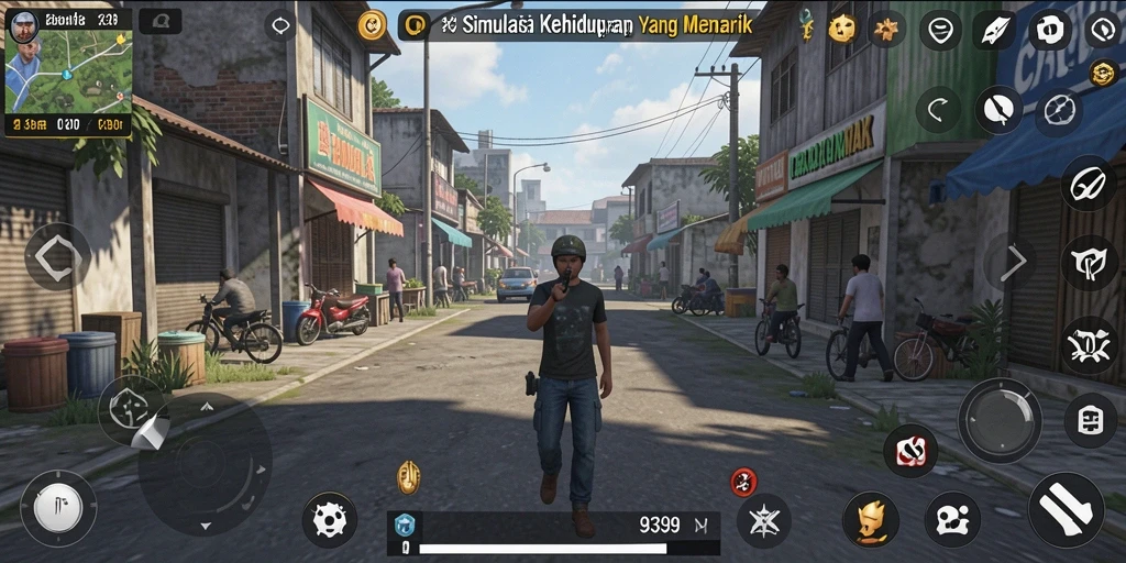 Tangkapan layar utama dari gameplay Simulation yang menarik di 9399.