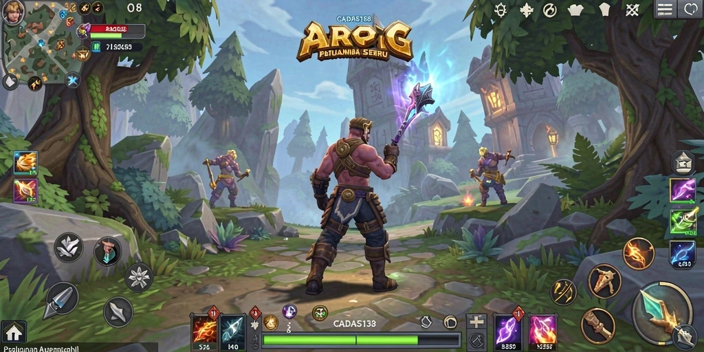 Screenshot utama CADAS138 menampilkan aksi gameplay ARPG yang seru.