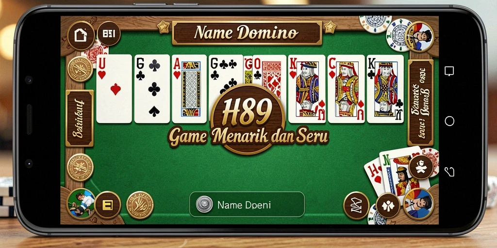 Screenshot H89 menampilkan gameplay seru permainan Domino.
