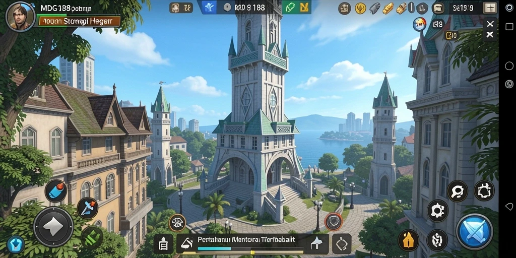 Tampilan gameplay MDG188 yang seru dan mendebarkan dalam Tower Defense.