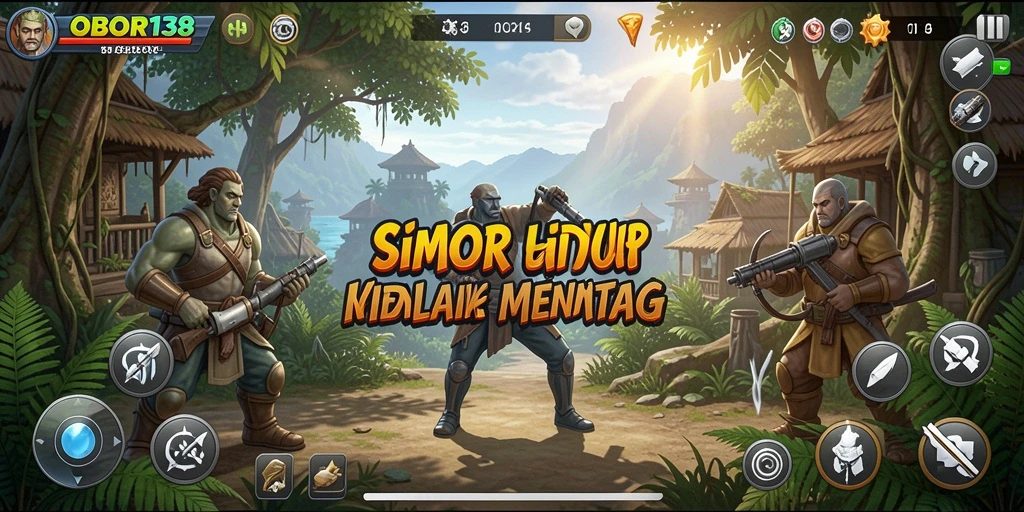 Tampilan gameplay OBOR138 yang menarik dan penuh warna.