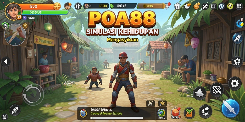Tampilan gameplay POA88 yang menarik dan interaktif.
