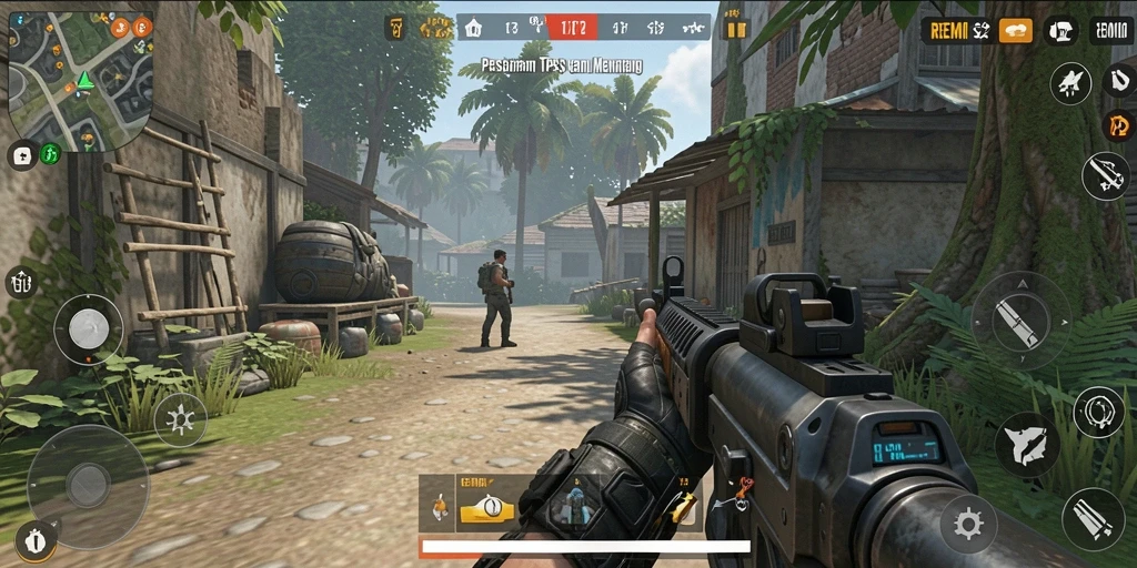 Tampilan gameplay seru dan strategi di REMI62.