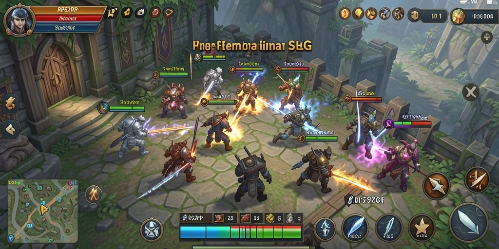 Tampilan gameplay strategis dalam RP62RP yang menarik.