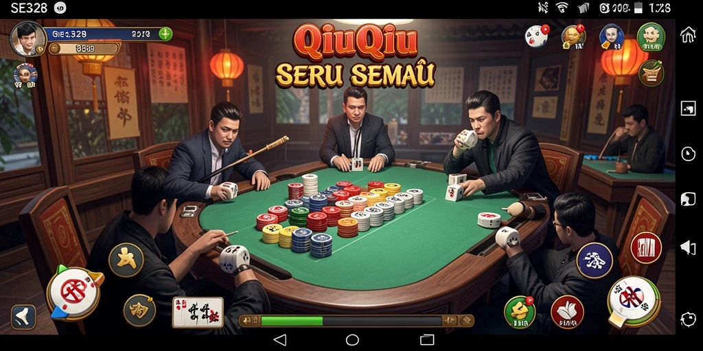 Tampilan seru dengan gameplay QiuQiu yang mengasyikkan.