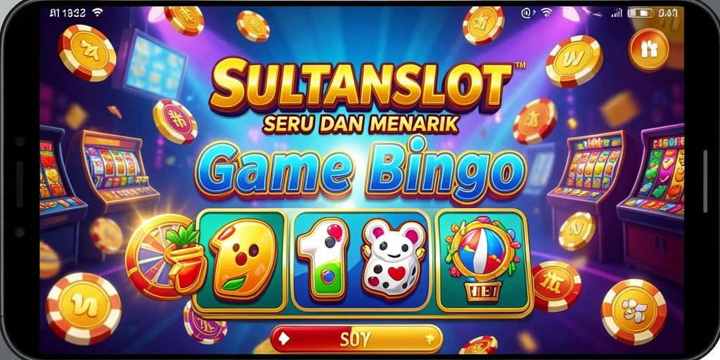 Tampilan permainan Bingo yang menarik dan penuh warna di SULTANSLOT.