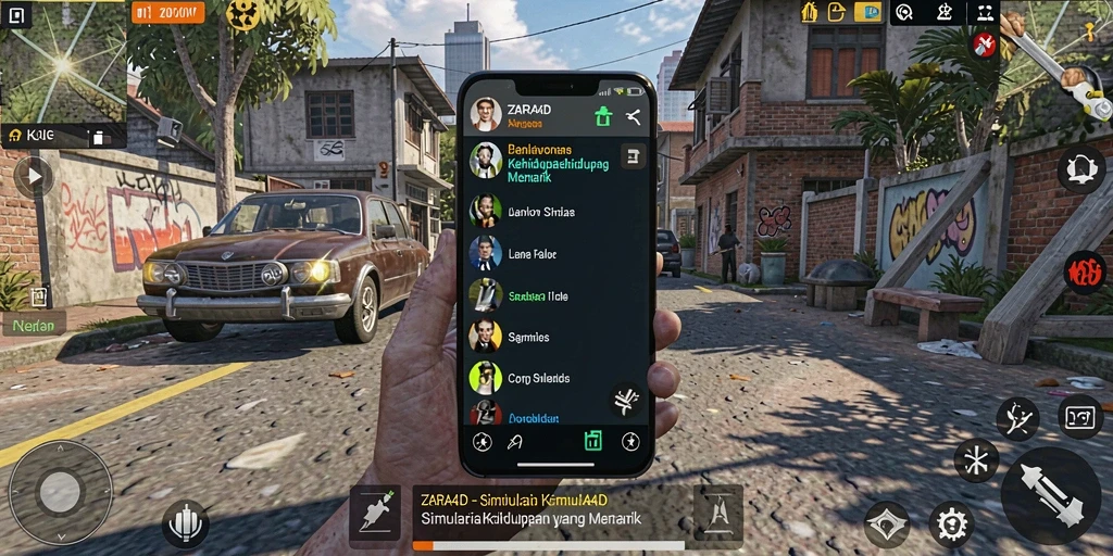 Tampilan gameplay ZARA4D yang seru dan penuh warna.